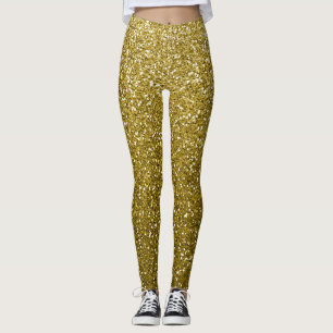 Legging Glam gold gliter