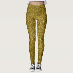 Legging Glam gold gliter