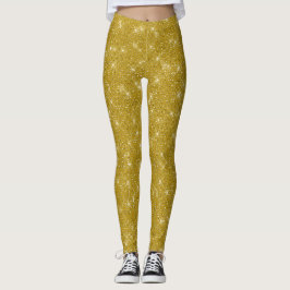 Legging Glam gold gliter
