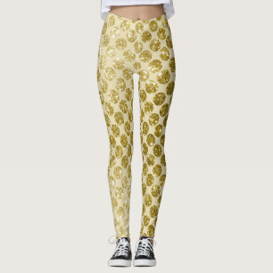 Legging Glam gold gliter