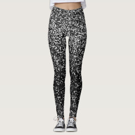 Legging Glam Prata Disco 