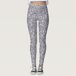 Legging Glitter Crystal Shards Pattern – Sparkling Faceted