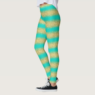 Legging Glitter Dourado do Presente Popular de Luxo Turque