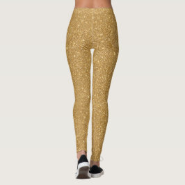 Legging Glitter Foil Texture Pattern – Shimmering Metallic