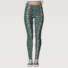 Legging Glitter Snakeskin Pattern – Sparkling Reptile 