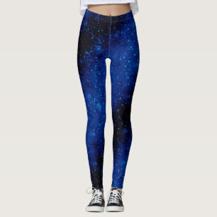 Legging Glitter sparkle wireless confetti marinho brilha e
