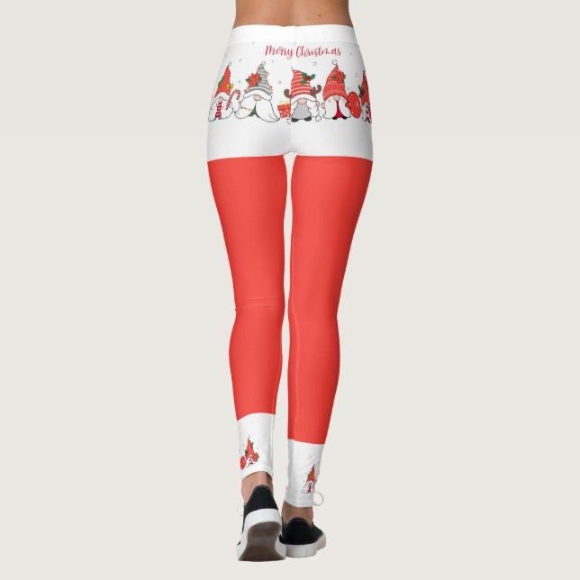 Legging Gnomos de Natal (Verso)