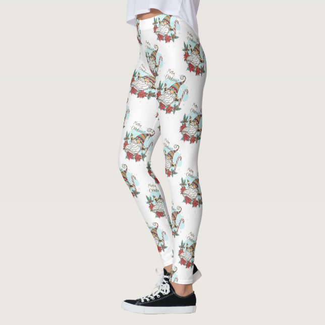 Legging Gnomos de Natal (Esquerda)