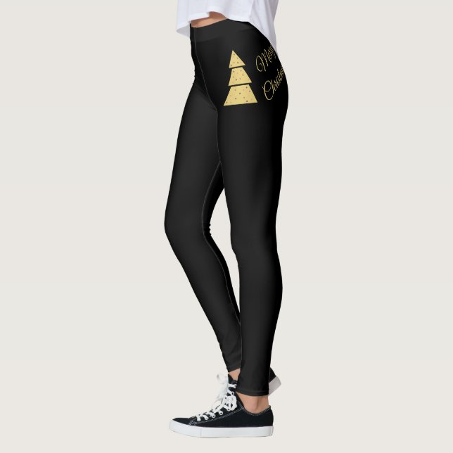 Legging Golden Christmas Tree  (Esquerda)