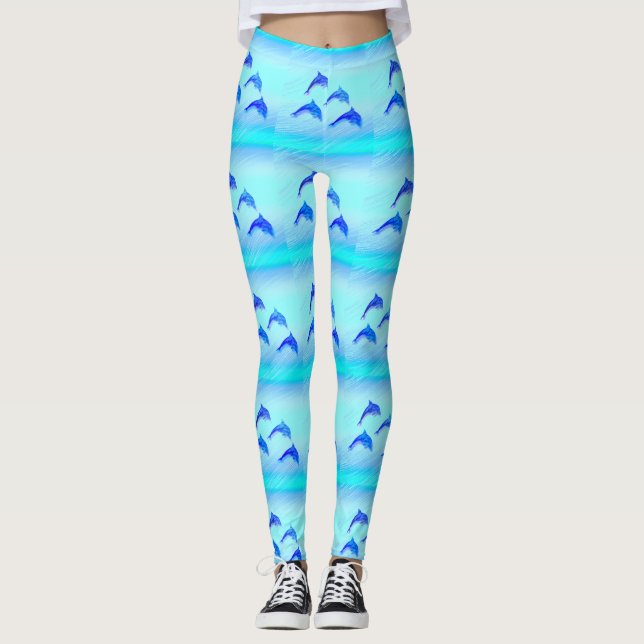 Legging golfinhos saltadores (Frente)