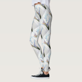 LEGGING GORGEOUS WHITE CALLA LILILIES | LEGISLAÇÕES FLORÍV