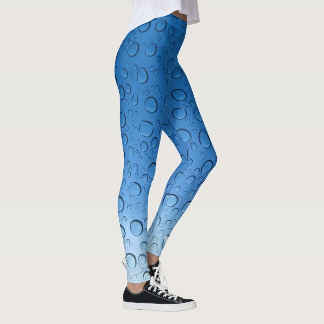 Legging Gotas de Água Azul (Direita)