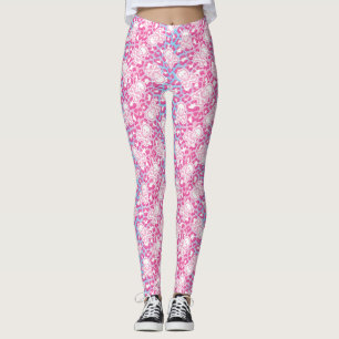 Legging Gótico de Pastel Azul-Leopardo - Impressão Jolly
