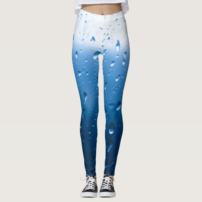 Legging Gotículas de chuva em uma janela (Frente)