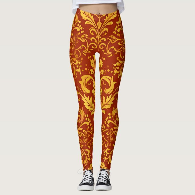 Legging Graça Dourada (Frente)