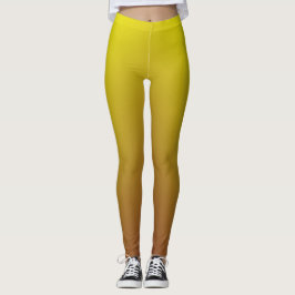 Legging Gradiente Amarelo Acastanhado