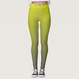 Legging Gradiente Amarelo Azulado