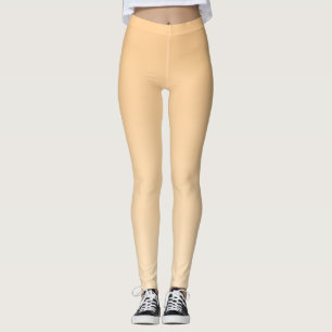 Legging Gradiente Amarelo-Claro e Laranja