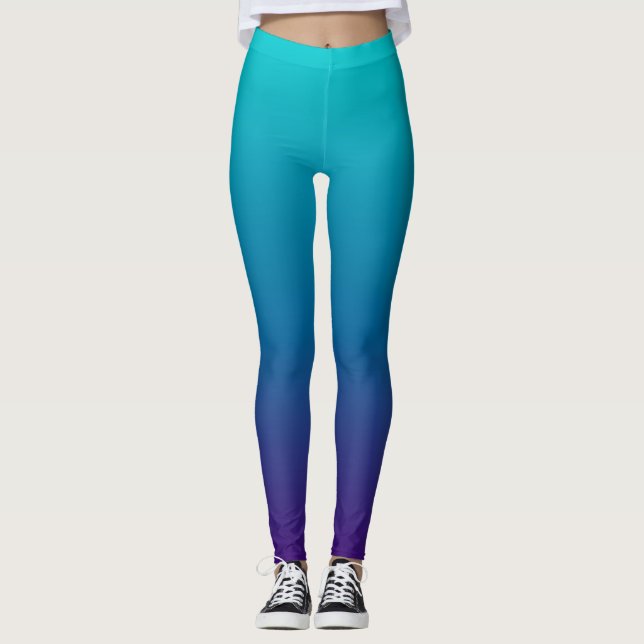 Legging Gradiente Azul (Frente)