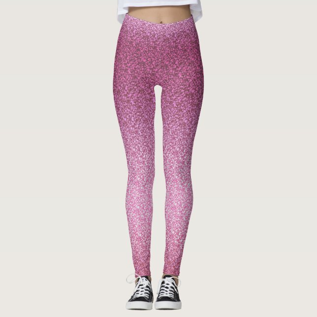 Legging Gradiente da Gliteria Rosa (Frente)