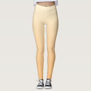 Legging Gradiente de Cor Amarelo e Pêssego
