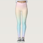Legging Gradiente de cor do Pastel<br><div class="desc">Cores mbre pálidas e coloridas.</div>