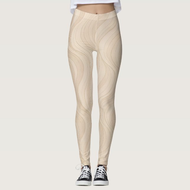 Legging Gradiente de Energia Aura  Padrão Moderno  (Frente)