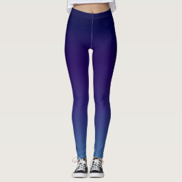 Legging Gradiente de marinho Azul Moderno Simples