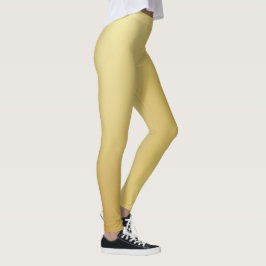 Legging Gradiente de Ouro Macio Aparência Esbelta