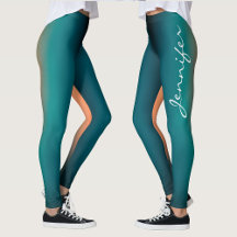 Gradiente de Teal Escuro Personalizado e na Moda p