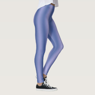 Legging gradiente ombre vertical de faixas azuis