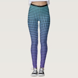 Legging Gradiente Púrpura Colorido Azul-Tonto-