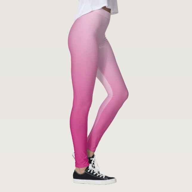 Legging Gradiente Rosa Quente (Direita)