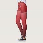 Legging Gradiente Vermelho Brilhante, Curto Falso, Monogra<br><div class="desc">Aqui está uma procura feminina e moderna por suas leggings. As pernas das pernas estão num gradiente vermelho brilhante. Os shorts falsos estão em uma cor gradiente variada com uma faixa de cintura e borda inferior contrastantes. Você notará o monograma personalizável inicial no topo à esquerda, impresso em um tipo...</div>