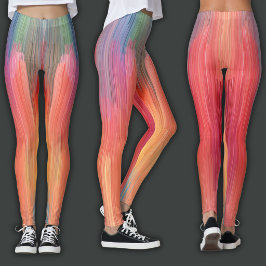 Legging Gradientes Abstratos | Chuva de Cores
