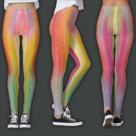 Legging Gradientes Abstratos | Chuva de Cores