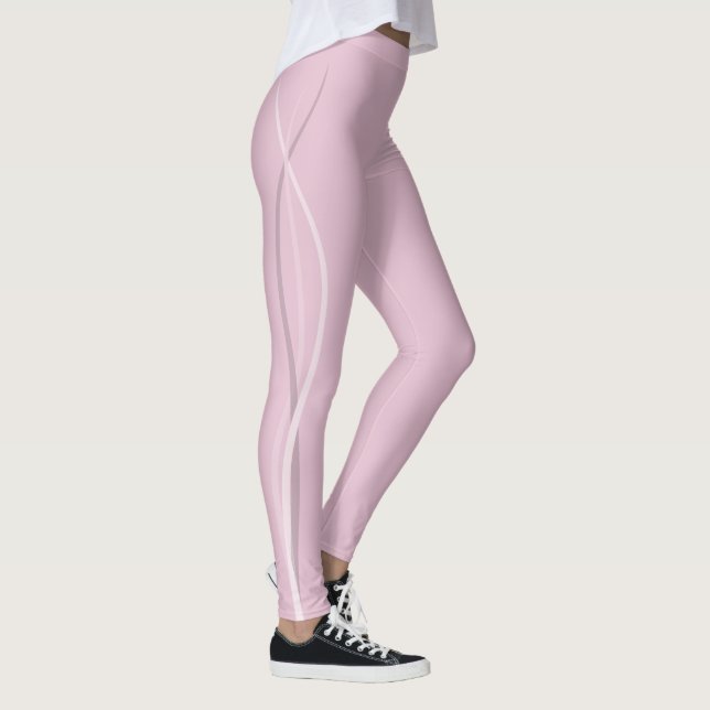 Legging Gráfico das Linhas Mínimas de Inverbação Polite Ro (Direita)