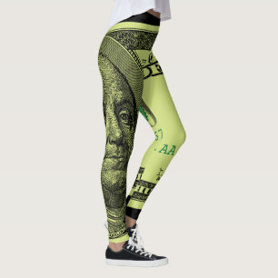 Legging Gráfico de 100 Bill
