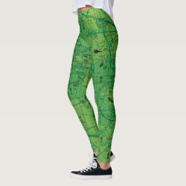 Legging Gráfico de Aviação