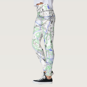Legging Gráfico de Aviação