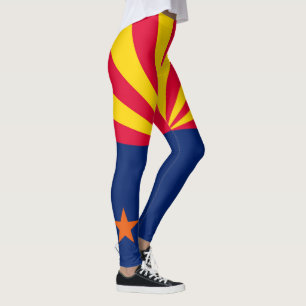 Legging Gráfico de Sinalizador de Estado de Arizona Dinâ