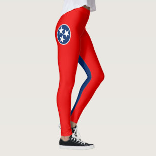Legging Gráfico de Sinalizador Dinâmico do Estado do Tenne