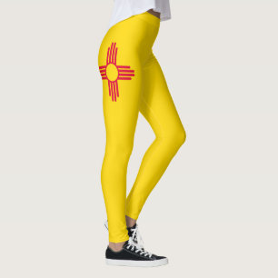 Legging Gráfico de Sinalizador Dinâmico do Novo México em 