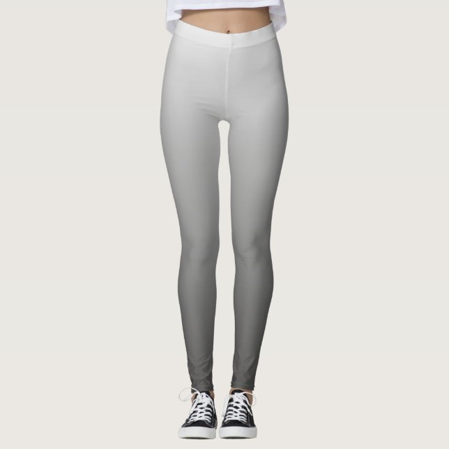 Legging Gráfico de Sombreamento de Cinzas Limpas (Frente)