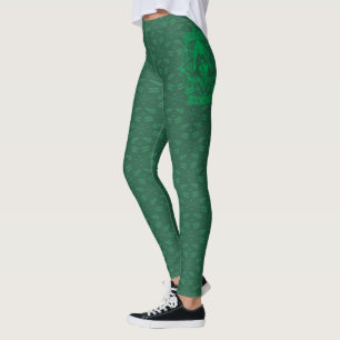 Legging Gráfico esmeralda do arqueiro da seta