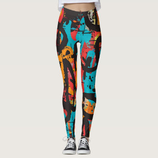 Legging Grafite de arte de rua