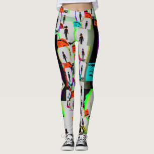 Legging grafite Mural dos anos 80