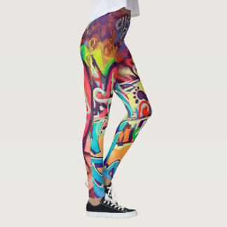 Legging GRAFITES do 落書き通り (Rakugaki)