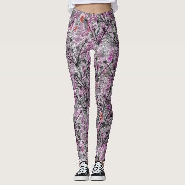 Legging grama brilhante cinza (Frente)