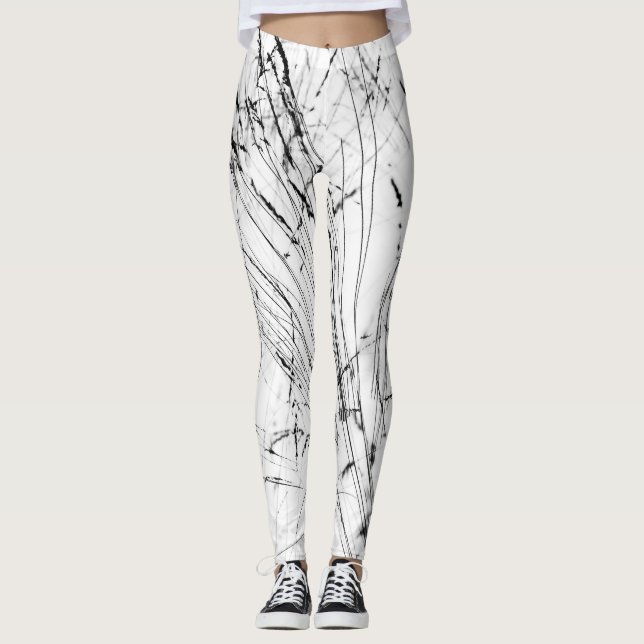 Legging Grama De Inverno Em Neve (Frente)